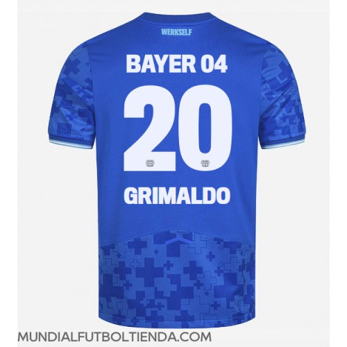 Camiseta Bayer Leverkusen Alejandro Grimaldo #20 Tercera Equipación Replica 2025-26 mangas cortas